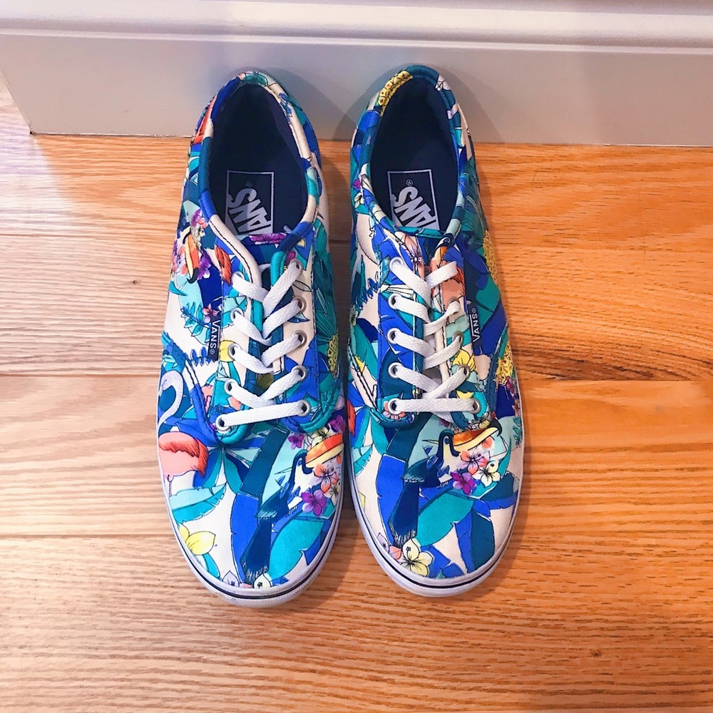 Tropical Print Vans